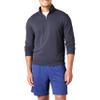 Amazon Essentials Men's Lightweight French Terry Quarter-Zip Mock Neck Sweatshirt, Dark Navy, Medium view 1