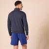 Amazon Essentials Men's Lightweight French Terry Quarter-Zip Mock Neck Sweatshirt, Dark Navy, Medium view 2