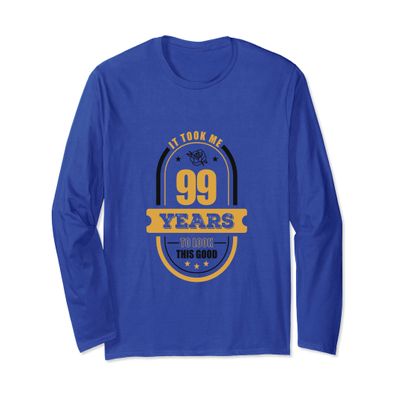 99th Birthday Gifts for Women Grandma 99 Year Old Retro 1921 Long Sleeve T-Shirt