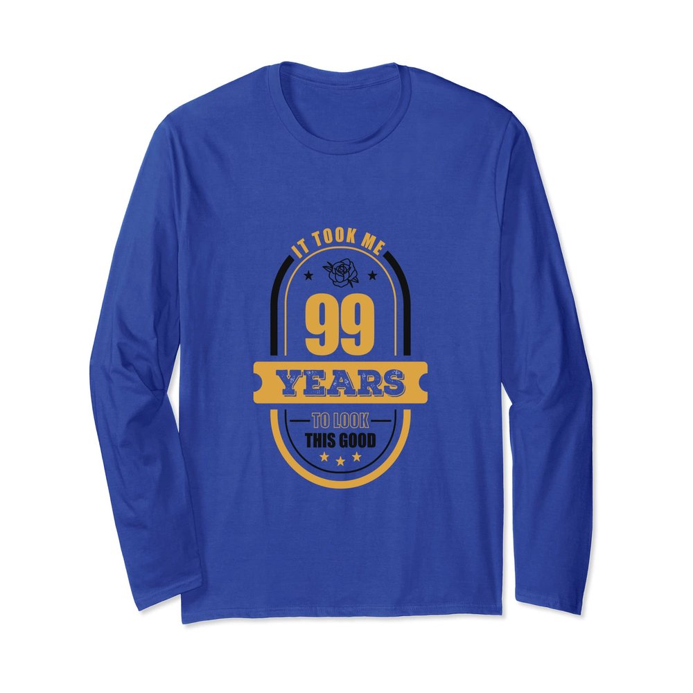 99th Birthday Gifts for Women Grandma 99 Year Old Retro 1921 Long Sleeve T-Shirt