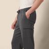 Amazon Essentials Men's Cargo Fleece Sweatpant with Open Hem, Charcoal Heather, Large view 4