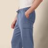 Amazon Essentials Men's Cargo Fleece Sweatpant, Indigo Blue, X-Small view 4