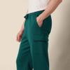 Amazon Essentials Men's Cargo Fleece Sweatpant with Open Hem, Dark Green, Large view 4
