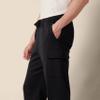 Amazon Essentials Men's Cargo Fleece Sweatpant with Open Hem, Black, Small view 4