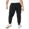 Amazon Essentials Men's Cargo Fleece Jogger Sweatpant with Relaxed Fit, Black, XX-Large view 2
