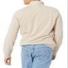 Amazon Essentials Men's Lightweight French Terry Quarter-Zip Mock Neck Sweatshirt, Oatmeal Heather, X-Large view 2