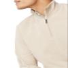 Amazon Essentials Men's Lightweight French Terry Quarter-Zip Mock Neck Sweatshirt, Oatmeal Heather, X-Large view 3