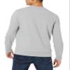 Amazon Essentials Men's Long-Sleeve Lightweight Fleece French Terry Crewneck Sweatshirt, Light Grey Heather, Medium view 2