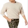 Amazon Essentials Men's Long-Sleeve Lightweight Fleece French Terry Crewneck Sweatshirt, Oatmeal Heather, X-Small view 1