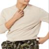 Amazon Essentials Men's Long-Sleeve Lightweight Fleece French Terry Crewneck Sweatshirt, Oatmeal Heather, X-Small view 3