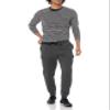 Amazon Essentials Men's Cargo Fleece Jogger Sweatpant with Relaxed Fit, Charcoal Heather, X-Small view 4
