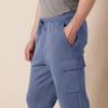 Amazon Essentials Men's Cargo Fleece Jogger Sweatpant, Indigo Blue, XX-Large view 4