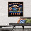 Trends International NFL Chicago Bears - End Zone 17 Wall Poster, 22.375" x 34", Bronze Framed Version view 2