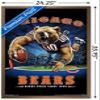 Trends International NFL Chicago Bears - End Zone 17 Wall Poster, 22.375" x 34", Bronze Framed Version view 3