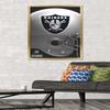 Trends International NFL Las Vegas Raiders  Logo 20 Wall Poster, 22.375" x 34", Gold Framed Version view 2