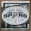 Trends International NBA San Antonio Spurs - Logo 17 Wall Poster, 34L x 22.4W, Bronze Framed Version view 1