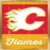 Trends International NHL Calgary Flames - Retro Logo 13 Wall Poster, 22.375" x 34", Gold Framed Version view 1
