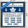 Trends International NHL Toronto Maple Leafs - Champions 16 Wall Poster, 22.375" x 34", Bronze Framed Version view 3