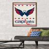 Trends International NHL Washington Capitals - Logo 14 Wall Poster, 22.375" x 34", Bronze Framed Version view 2