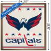 Trends International NHL Washington Capitals - Logo 14 Wall Poster, 22.375" x 34", Bronze Framed Version view 3