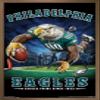 Trends International NFL Philadelphia Eagles - End Zone 17 Wall Poster, 22.375" x 34", Bronze Framed Version view 1