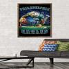 Trends International NFL Philadelphia Eagles - End Zone 17 Wall Poster, 22.375" x 34", Bronze Framed Version view 2