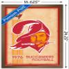 Trends International NFL Tampa Bay Buccaneers - Retro Logo 14 Wall Poster, 14.725" x 22.375", Bronze Framed Version view 3