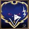 Trends International NFL Baltimore Ravens - Logo 14 Wall Poster, 14.725" x 22.375", Bronze Framed Version view 1