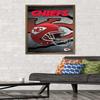 Trends International NFL Kansas City Chiefs - Helmet 16 Wall Poster, 22.375" x 34", Bronze Framed Version view 2