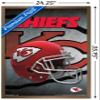Trends International NFL Kansas City Chiefs - Helmet 16 Wall Poster, 22.375" x 34", Bronze Framed Version view 3