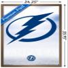 Trends International NHL Tampa Bay Lightning - Logo 17 Wall Poster, 22.375" x 34", Bronze Framed Version view 3