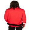 Tipsy Elves Men's Ugly Christmas Sweaters - Funny and Tacky Embellished Christmas Sweaters for Men - Red Tinsel Santa Outfit Christmas Sweater with Tinsel Belt Cuffs and Collar Size X-Large view 2