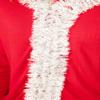 Tipsy Elves Men's Ugly Christmas Sweaters - Funny and Tacky Embellished Christmas Sweaters for Men - Red Tinsel Santa Outfit Christmas Sweater with Tinsel Belt Cuffs and Collar Size X-Large view 3