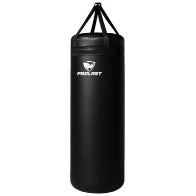 PROLAST Extra Large Heavy Punching Kicking Bag for Adults, Boxing, MMA, Martial Arts, Muay Thai, Strength Training Equipment, Filled, 5ft, 250 lbs, Rhino Logo, XXL Black