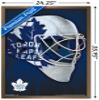 Trends International NHL Toronto Maple Leafs - Mask 16 Wall Poster, 22.375" x 34", Bronze Framed Version view 3