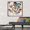 Trends International NBA Golden State Warriors - Stephen Curry 16 Wall Poster, 22.375" x 34", Bronze Framed Version view 2