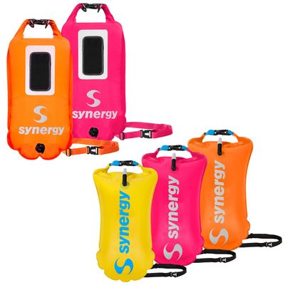 Synergy Swim Buoy for Triathlon and Open Water Swimming (Pink, 15L)
