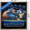 Trends International NFL Dallas Cowboys - End Zone 17 Wall Poster, 22.375" x 34", Bronze Framed Version view 3