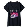 Womens Disney Frozen 2 Bruni Salamander Feisty & Fiery V-Neck T-Shirt view 1
