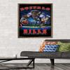 Trends International NFL Buffalo Bills - End Zone 17 Wall Poster, 22.375" x 34", Bronze Framed Version view 2