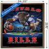 Trends International NFL Buffalo Bills - End Zone 17 Wall Poster, 22.375" x 34", Bronze Framed Version view 3