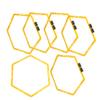 Vbest life 6Pcs Hexagonal Agility Training Rings Polygon Circle Tennis Soccer Football Basketball Training Equipment view 1