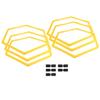 Vbest life 6Pcs Hexagonal Agility Training Rings Polygon Circle Tennis Soccer Football Basketball Training Equipment view 3