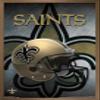 Trends International NFL New Orleans Saints - Helmet 16 Wall Poster, 22.375" x 34", Bronze Framed Version view 1