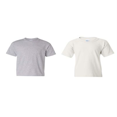 Gildan Kids' Big Heavy Cotton Youth T-Shirt, 2 Pack