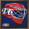 Trends International NHL Montreal Canadiens - Mask 16 Wall Poster, 22.375" x 34", Bronze Framed Version view 1