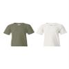 Gildan unisex child Heavy Cotton Youth Pack fashion t shirts, Militarygreen/White, Medium US view 1