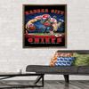 Trends International NFL Kansas City Chiefs - End Zone 17 Wall Poster, 22.375" x 34", Bronze Framed Version view 2