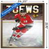 Trends International NHL Chicago Blackhawks - Jonathan Toews 17 Wall Poster, 34L x 22.4W, Bronze Framed Version view 3
