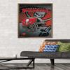 Trends International NFL Tampa Bay Buccaneers - Helmet 16 Wall Poster, 22.375" x 34", Bronze Framed Version view 2